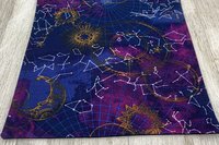 MINI Altar Cloth - Stars, Tarot Cloth, Traveling Altar Cloth, Portable Altar Cloth, Small Spaces Altar, Home Office Altar