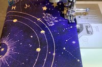 MINI Altar Cloth - Moon, Tarot Cloth, Traveling Altar Cloth, Portable Altar Cloth, Small Spaces Altar, Home Office Altar
