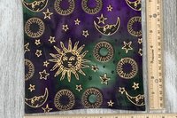 MINI Altar Cloth - Sun Moon, Tarot Cloth, Traveling Altar Cloth, Portable Altar Cloth, Small Spaces Altar, Home Office Altar