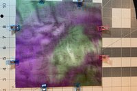 MINI Altar Cloth - Sun Moon, Tarot Cloth, Traveling Altar Cloth, Portable Altar Cloth, Small Spaces Altar, Home Office Altar