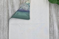 MINI Altar Cloth - Healing Magatama, Tarot Cloth, Traveling Altar Cloth, Portable Altar Cloth, Small Spaces Altar, Home Office Altar