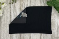 MINI Altar Cloth - Blue Leaves Moon, Traveling Altar Cloth, Portable Altar Cloth, Small Spaces Altar, Home Office Altar