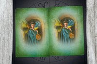 MINI Altar Cloth - Zodiac Pentacle, Tarot Cloth, Traveling Altar Cloth, Portable Altar Cloth, Small Spaces Altar, Home Office Altar