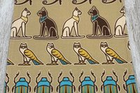MINI Altar Cloth - Egyptian, Traveling Altar Cloth, Portable Altar Cloth, Small Spaces Altar, Home Office Altar