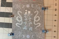 MINI Altar Cloth - Snakes, Traveling Altar Cloth, Portable Altar Cloth, Small Spaces Altar, Home Office Altar