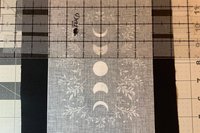 MINI Altar Cloth - Lunar Phase, Traveling Altar Cloth, Portable Altar Cloth, Small Spaces Altar, Home Office Altar