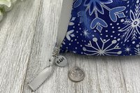 Snowflake Tarot Bag/ Custom Tarot Pouch/ Keepsake Bag / Drawstring Bag / Oracle Bag / Crystal Bag / Tarot Pouch / Cosmetic Bag