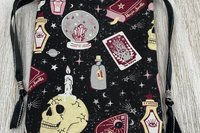 Witchy Tarot Bag/ Custom Tarot Pouch/ Keepsake Bag / Drawstring Bag / Oracle Bag / Crystal Bag / Tarot Pouch / Cosmetic Bag