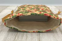 Holly Tarot Bag/ Custom Tarot Pouch/ Keepsake Bag / Drawstring Bag / Oracle Bag / Crystal Bag / Tarot Pouch / Cosmetic Bag