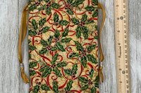 Holly Tarot Bag/ Custom Tarot Pouch/ Keepsake Bag / Drawstring Bag / Oracle Bag / Crystal Bag / Tarot Pouch / Cosmetic Bag