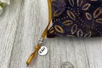 Colorful Leaves Tarot Bag/ Custom Tarot Bag / Keepsake Bag / Drawstring Bag / Oracle Bag / Jewelry Bag / Crystal Bag / Tarot Pouch
