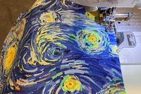MINI Altar Cloth - Starry Night, Tarot Cloth, Traveling Altar Cloth, Portable Altar Cloth, Small Spaces Altar, Home Office Altar