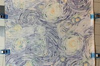 MINI Altar Cloth - Starry Night, Tarot Cloth, Traveling Altar Cloth, Portable Altar Cloth, Small Spaces Altar, Home Office Altar