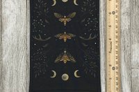 MINI Altar Cloth - Moths, Traveling Altar Cloth, Portable Altar Cloth, Small Spaces Altar, Home Office Altar