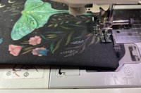 MINI Altar Cloth - Luna Moth Black, Traveling Altar Cloth, Portable Altar Cloth, Small Spaces Altar, Home Office Altar