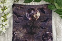 MINI Altar Cloth - Tree, Tarot Cloth, Traveling Altar Cloth, Portable Altar Cloth, Small Spaces Altar, Home Office Altar