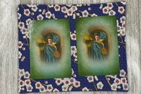MINI Altar Cloth -Floral Traveling Altar Cloth, Portable Altar Cloth, Small Spaces Altar, Home Office Altar