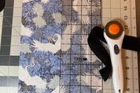 MINI Altar Cloth - Bird Traveling Altar Cloth, Portable Altar Cloth, Small Spaces Altar, Home Office Altar