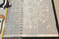 Moon Phase Floral Altar Cloth, Tarot Cloth, Altar Decor, Double Sided Altar Cloth, Wall Hanging, Dice Mat, Centerpiece