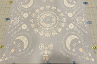 Moon Grid Altar Cloth, Tarot Cloth, Altar Decor, Double Sided Altar Cloth, Wall Hanging, Dice Mat, Centerpiece
