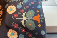 Moon Grid Altar Cloth, Tarot Cloth, Altar Decor, Double Sided Altar Cloth, Wall Hanging, Dice Mat, Centerpiece