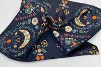 Moon Grid Altar Cloth, Tarot Cloth, Altar Decor, Double Sided Altar Cloth, Wall Hanging, Dice Mat, Centerpiece