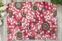 MINI Altar Cloth -Butterfly Mandala Traveling Altar Cloth, Portable Altar Cloth, Small Spaces Altar, Home Office Altar