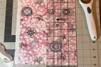 MINI Altar Cloth -Butterfly Mandala Traveling Altar Cloth, Portable Altar Cloth, Small Spaces Altar, Home Office Altar