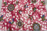 MINI Altar Cloth -Butterfly Mandala Traveling Altar Cloth, Portable Altar Cloth, Small Spaces Altar, Home Office Altar