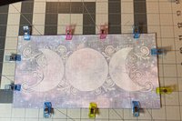 MINI Altar Cloth - Triple Moon, Traveling Altar Cloth, Portable Altar Cloth, Small Spaces Altar, Home Office Altar
