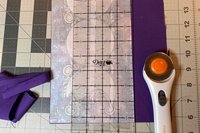 MINI Altar Cloth - Triple Moon, Traveling Altar Cloth, Portable Altar Cloth, Small Spaces Altar, Home Office Altar