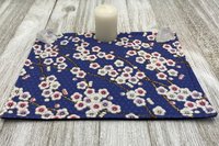 MINI Altar Cloth -Floral Traveling Altar Cloth, Portable Altar Cloth, Small Spaces Altar, Home Office Altar