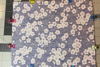 MINI Altar Cloth -Floral Traveling Altar Cloth, Portable Altar Cloth, Small Spaces Altar, Home Office Altar