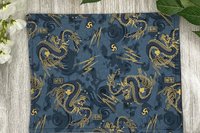 MINI Altar Cloth -Dragon Traveling Altar Cloth, Portable Altar Cloth, Small Spaces Altar, Home Office Altar