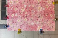 MINI Altar Cloth - Flowers Traveling Altar Cloth, Portable Altar Cloth, Small Spaces Altar, Home Office Altar