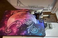 MINI Altar Cloth - Triple Moon, Traveling Altar Cloth, Portable Altar Cloth, Small Spaces Altar, Home Office Altar