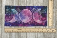 MINI Altar Cloth - Triple Moon, Traveling Altar Cloth, Portable Altar Cloth, Small Spaces Altar, Home Office Altar
