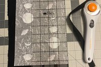 MINI Altar Cloth - Moon Garden, Traveling Altar Cloth, Portable Altar Cloth, Small Spaces Altar, Home Office Altar