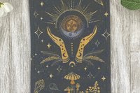 MINI Altar Cloth - Celestial, Traveling Altar Cloth, Portable Altar Cloth, Small Spaces Altar, Home Office Altar