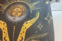 MINI Altar Cloth - Celestial, Traveling Altar Cloth, Portable Altar Cloth, Small Spaces Altar, Home Office Altar