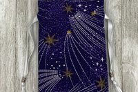 Shooting Star Tarot Bag/ Custom Tarot Pouch/ Keepsake Bag / Drawstring Bag / Oracle Bag / Crystal Bag / Tarot Pouch / Cosmetic Bag