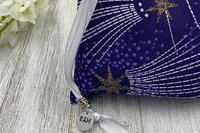 Shooting Star Tarot Bag/ Custom Tarot Pouch/ Keepsake Bag / Drawstring Bag / Oracle Bag / Crystal Bag / Tarot Pouch / Cosmetic Bag
