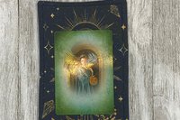 MINI Altar Cloth - Celestial, Traveling Altar Cloth, Portable Altar Cloth, Small Spaces Altar, Home Office Altar