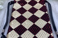 Diamond Sparkle Tarot Bag/ Custom Tarot Pouch/ Keepsake Bag / Drawstring Bag / Oracle Bag / Crystal Bag / Tarot Pouch / Cosmetic Bag