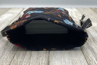 Witchy Eye Raven Tarot Bag/ Custom Tarot Pouch/ Keepsake Bag / Drawstring Bag / Oracle Bag / Crystal Bag / Tarot Pouch / Cosmetic Bag