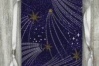 Shooting Star Tarot Bag/ Custom Tarot Pouch/ Keepsake Bag / Drawstring Bag / Oracle Bag / Crystal Bag / Tarot Pouch / Cosmetic Bag