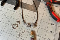 Love Spell Jar Necklace, Wiccan jewelry, Witch necklace, Spell Jar Jewelry
