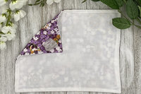 MINI Altar Cloth -Butterfly Mandala Traveling Altar Cloth, Portable Altar Cloth, Small Spaces Altar, Home Office Altar