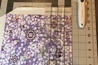 MINI Altar Cloth -Butterfly Mandala Traveling Altar Cloth, Portable Altar Cloth, Small Spaces Altar, Home Office Altar