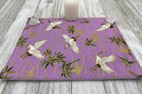 MINI Altar Cloth - Birds Traveling Altar Cloth, Portable Altar Cloth, Small Spaces Altar, Home Office Altar